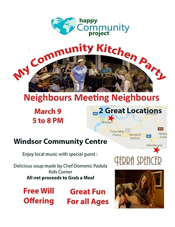 Poster for My Community Kitchen Party