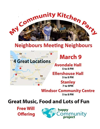 Poster for My Community Kitchen Party