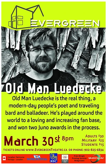 Poster for Old Man Luedecke