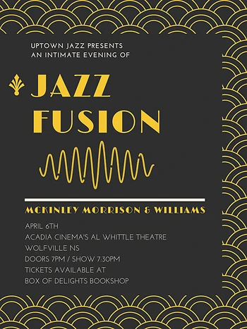 Poster for An Intimate Evening of Jazz Fusion