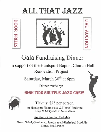 Poster for Gala Fundraising Dinner