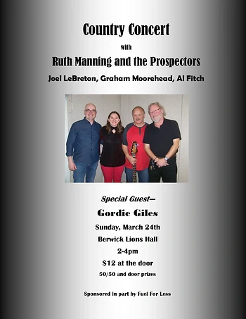 Poster for Country Music Concert