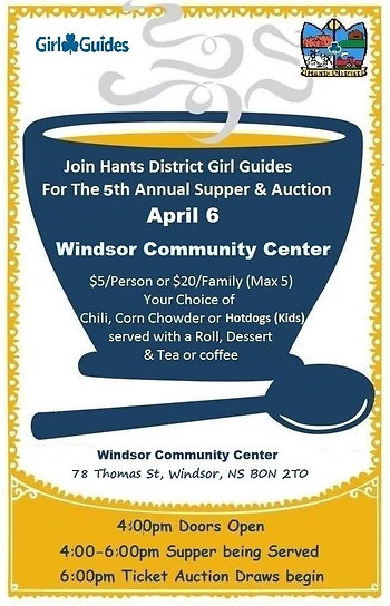 Poster for Supper & Auction