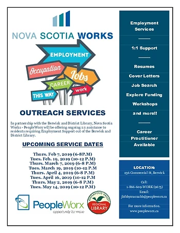 Poster for Outreach Employment Services
