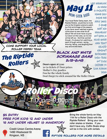 Poster for Mom-ster Bash Roller Disco