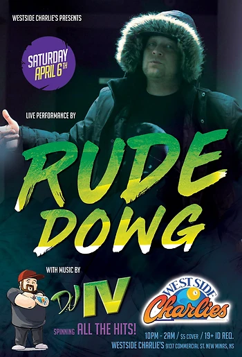 Poster for DJ IV & Rude Dowg