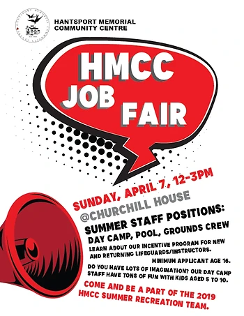 Poster for Hantsport Summer Jobs Fair