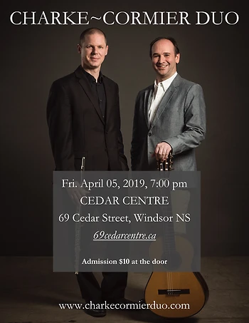 Poster for Charke~Cormier Duo