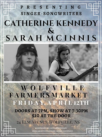 Poster for Catherine Kennedy & Sarah McInnis