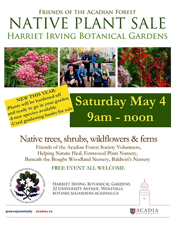 Poster for Native Plant Sale