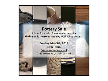 Poster for Pottery Sale
