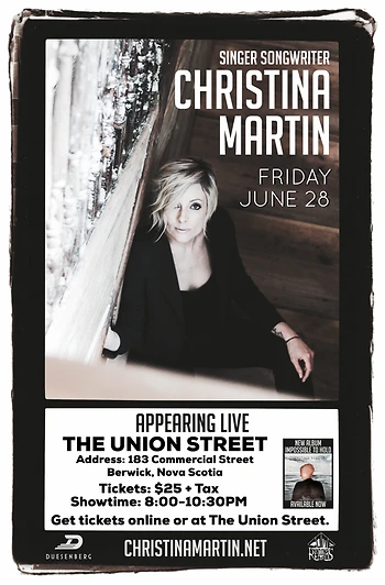 Poster for Christina Martin