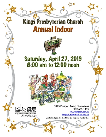 Poster for Indoor Yard Sale