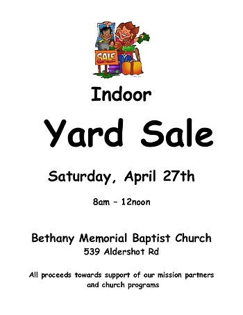 Poster for Indoor Yard Sale