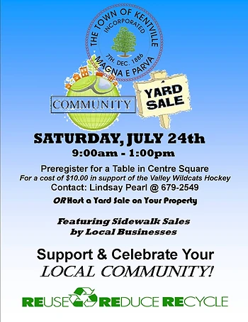 Poster for Community Yard Sale