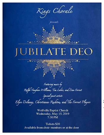 Poster for Jubilate Deo