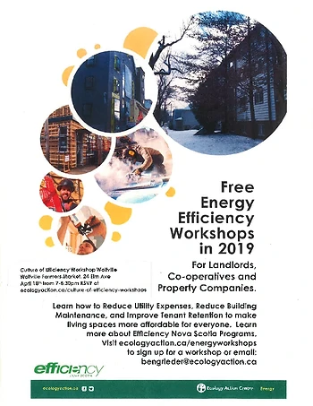 Poster for Culture of Efficiency Wolfville