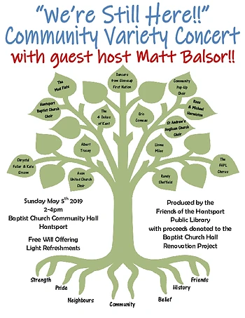Poster for Community Variety Concert