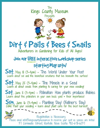 Poster for Dirt and Pails and Bees and Snails