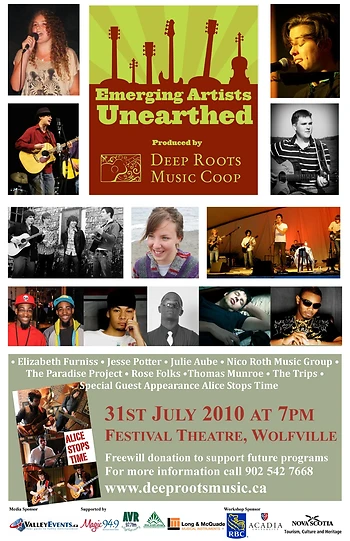 Poster for Emerging Artists: Unearthed