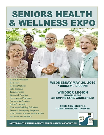 Poster for Seniors Health and Wellness Expo