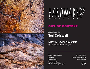 Poster for Out of Context Exhibit Opening
