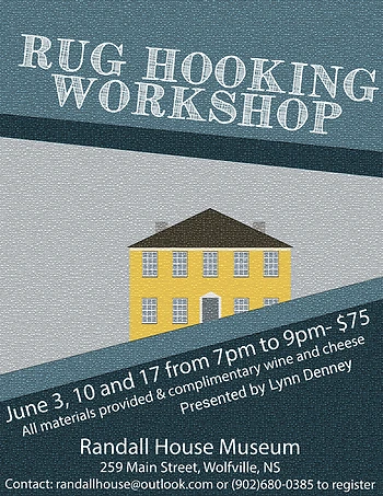 Poster for Rug hooking with Lynn Denney