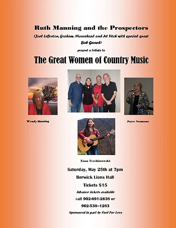 Poster for Great Women of Country Music Show