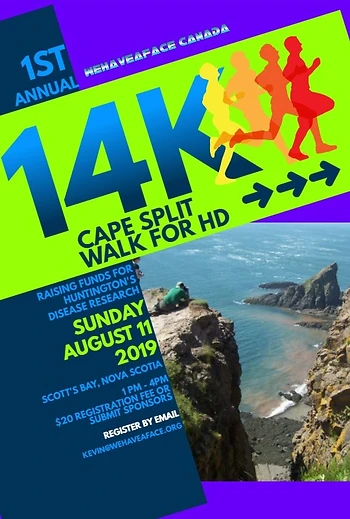 Poster for 14k Walk for a Cure