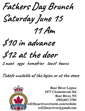 Poster for Fathers Day Brunch