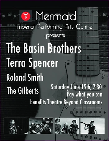 Poster for Fundraiser for Theatre Beyond Classrooms 