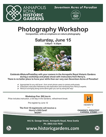 Poster for Photography Workshop