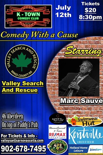 Poster for Comedy Night Fundraiser