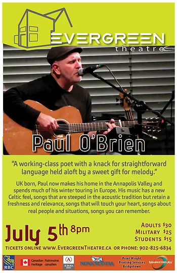 Poster for Paul O'Brien