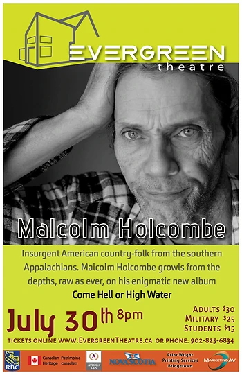 Poster for Malcolm Holcombe
