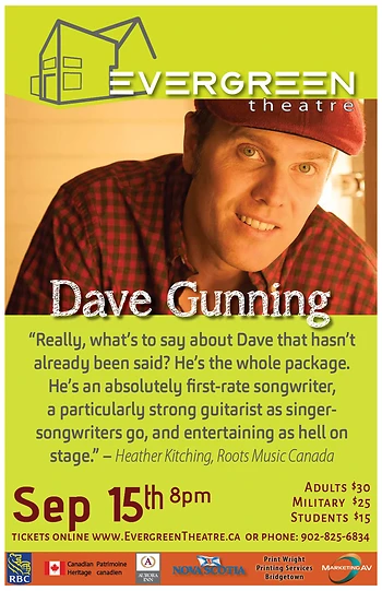 Poster for Dave Gunning
