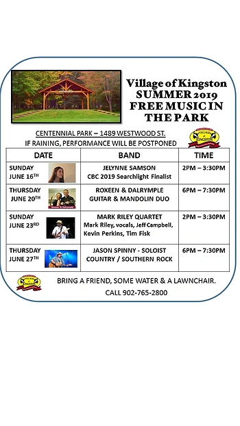 Poster for Music IN the Park