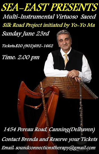 Poster for Harp and Soul World music