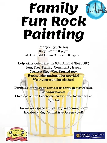 Poster for Family Rock Painting