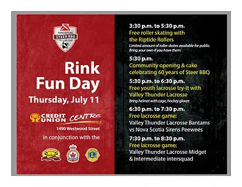 Poster for Family Fun Rink Day