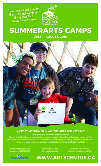 Poster for Summer Arts Camp