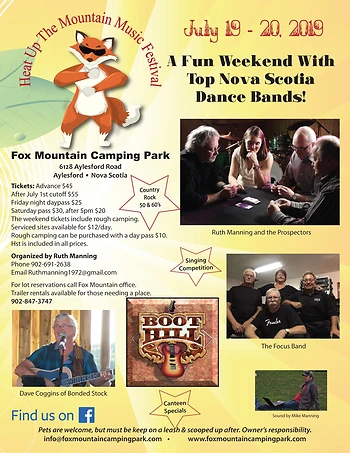 Poster for Heat Up The Mountain Music Festival