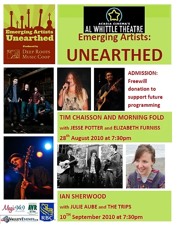 Poster for Emerging Artists: Unearthed