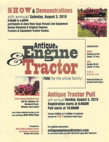 Poster for Antique Tractor Pull