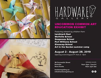 Poster for Uncommon Common Art Education Exhibit Opening