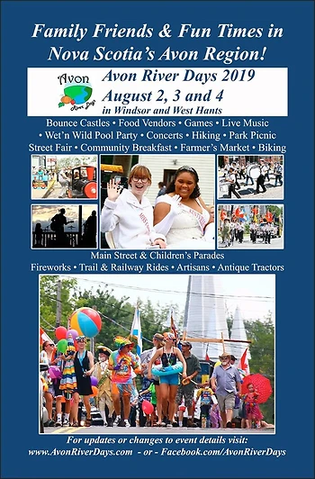 Poster for Avon River Days with Bluesmobile!