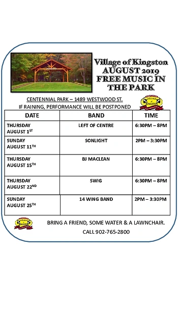 Poster for Music IN the Park