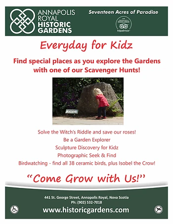 Poster for Kidz Scavenger Hunts