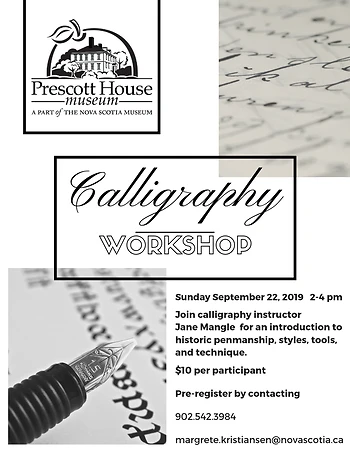 Poster for Calligraphy Workshop