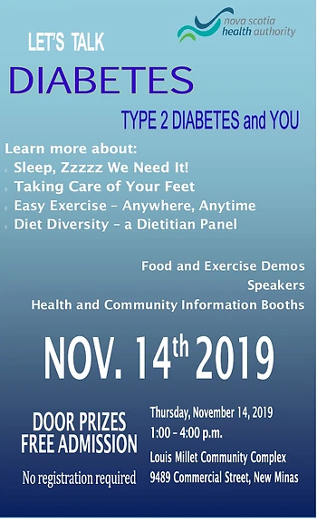Poster for Let's Talk Diabetes
